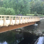 Newly constructed access bridge